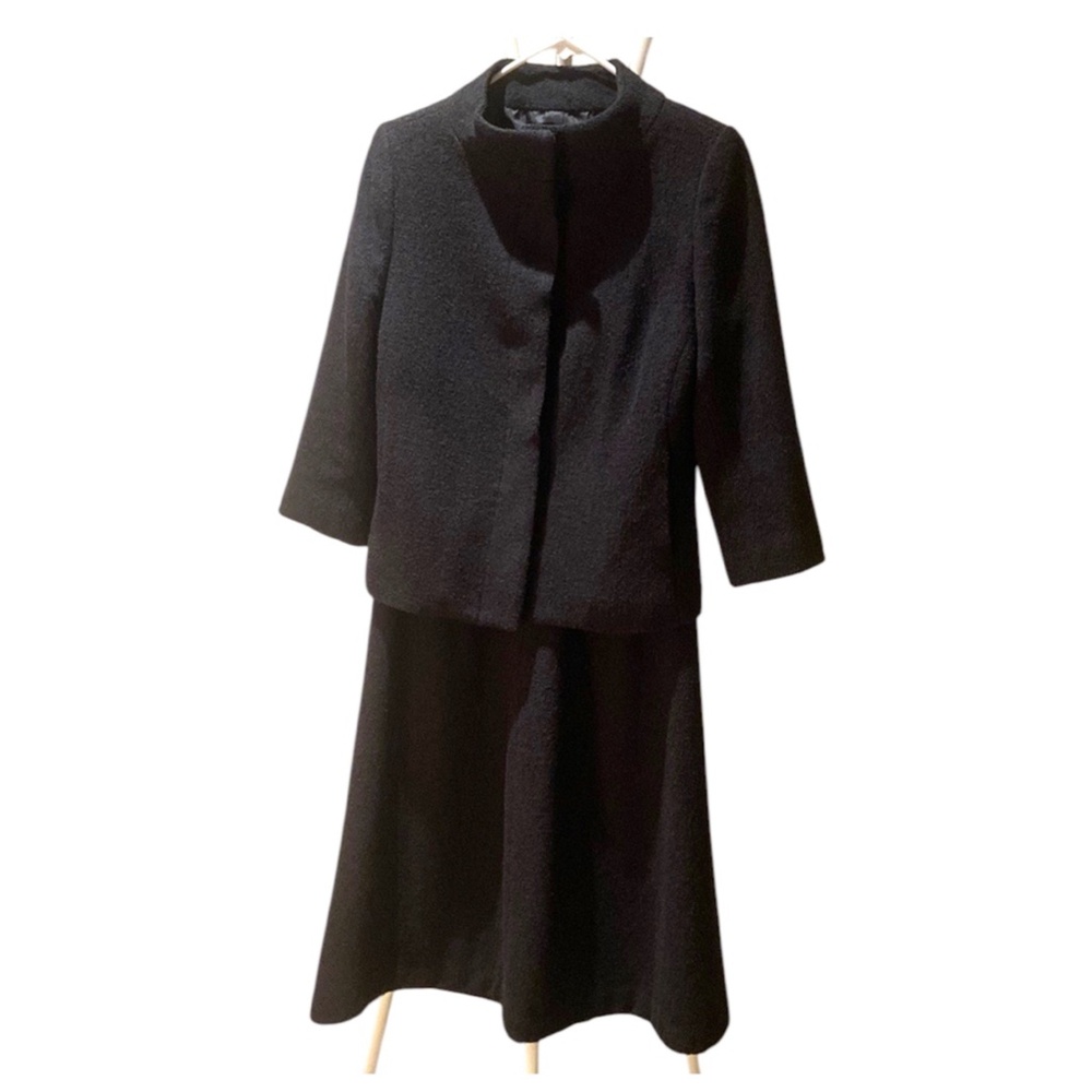 Isaac Mizrahi for Target Black Jacket & Sleeveless Dress VTG MIDI, Size 6/M